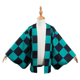 Demon Slayer Kimetsu no Yaiba Kamado Tanjirou Kinder Umhang Cosplay Kinder Kimono - cosplaycartde